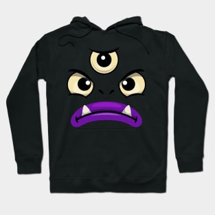 Creepy 3 eyed face Hoodie